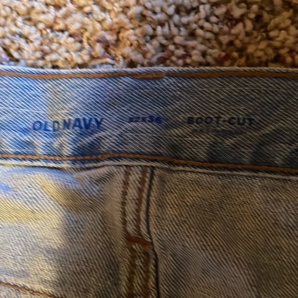 Old Navy blue jeans boot cut 32x36 new with tags - Picture 3 of 4